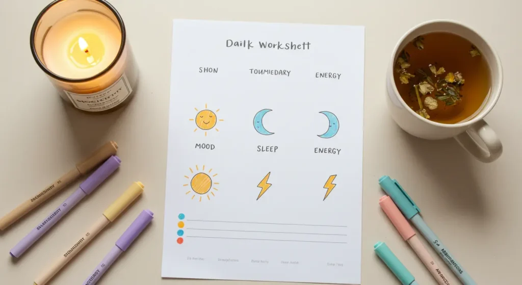 Mood-Hormone Reflection Worksheet