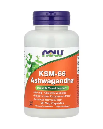 NOW Foods, KSM-66 Ashwagandha®, 600 mg