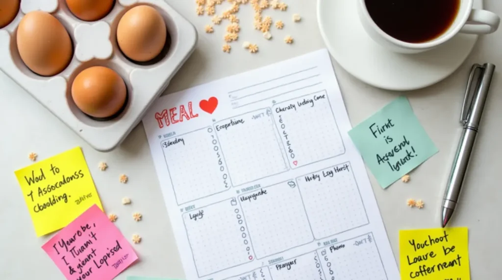 Sample Weekly Meal Plan for Fat-Burning Balance