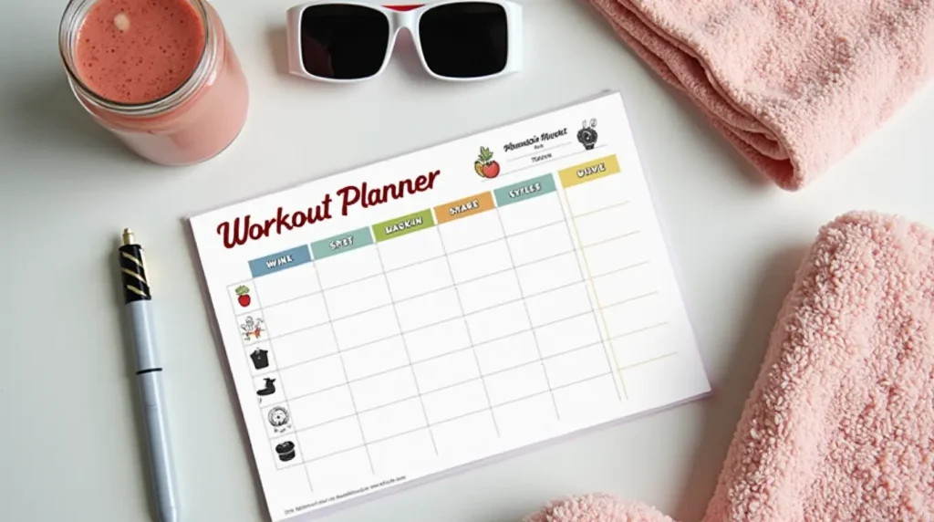 Weekly Workout Plan for Women 40